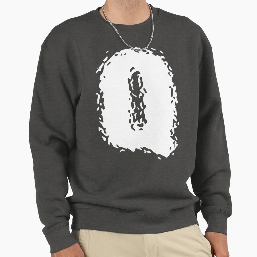 Alphabet Letter Q Funny Glas Letter Sweatshirt - Graphic Print for Adults - T-Shirt, Sweatshirt, Hoodie