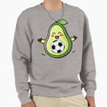 Avocado Soccer Fun Kawaii Futbol Sweatshirt - Streetwear Style Unisex - T-Shirt, Sweatshirt, Hoodie