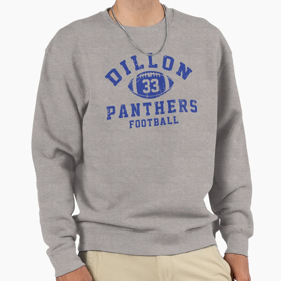 Dillon Panthers Football 33 Sweatshirt - Streetwear Style for Adults - T-Shirt, Sweatshirt, Hoodie