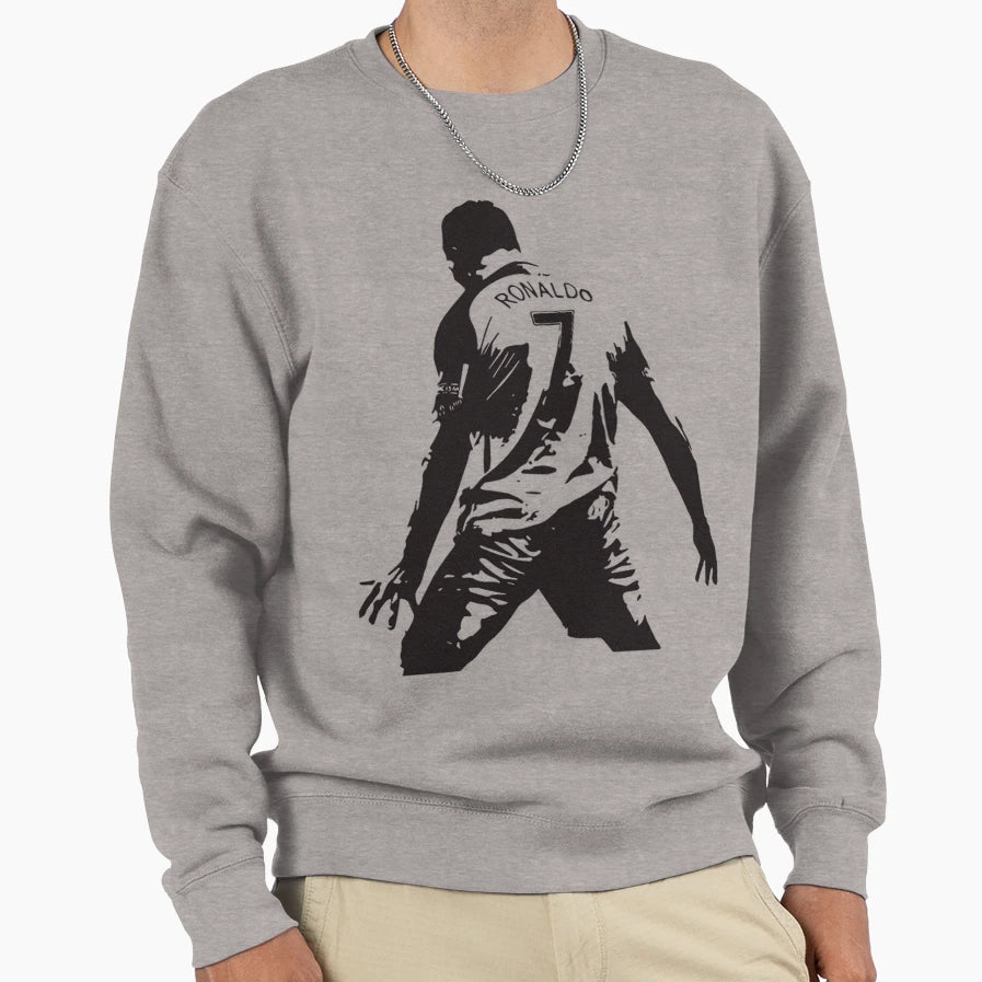 Ronaldo Back Sweatshirt - Unique Graphic Men Women - T-Shirt, Sweatshirt, Hoodie