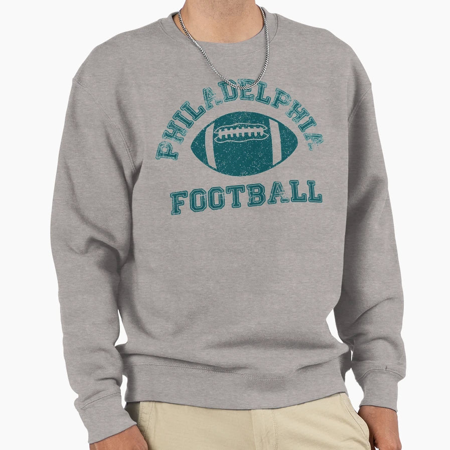 Philadelphia Distressed Pro Football Sweatshirt - Trendy Graphic Men Women - T-Shirt, Sweatshirt, Hoodie