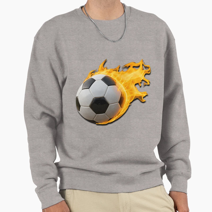 Fire Football 6699Ff Sweatshirt - Graphic Print for Adults - T-Shirt, Sweatshirt, Hoodie