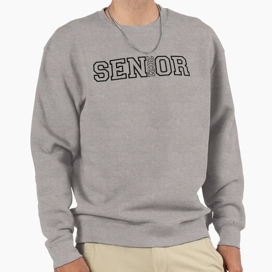 Senior 2021 Sweatshirt - Unique Graphic for Adults - T-Shirt, Sweatshirt, Hoodie
