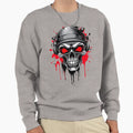 Graffiti Dj Skull Sweatshirt - Casual Everyday Wear for Adults - T-Shirt, Sweatshirt, Hoodie