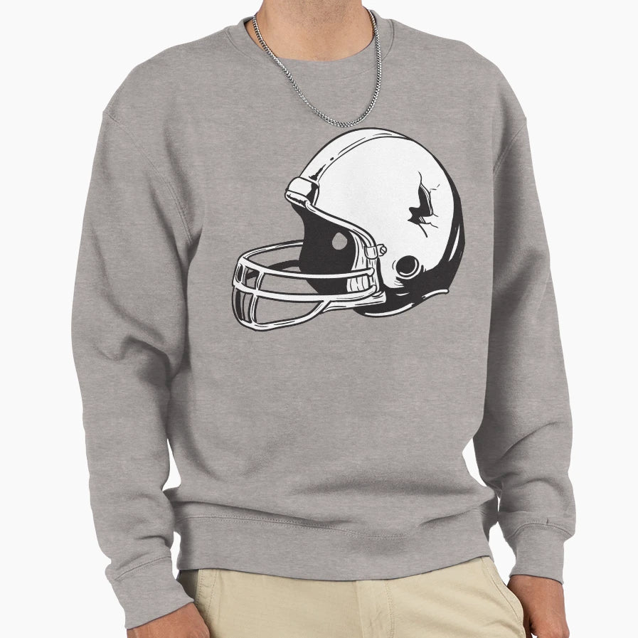 American Football Helmet Sweatshirt - Custom Art Print for Adults - T-Shirt, Sweatshirt, Hoodie