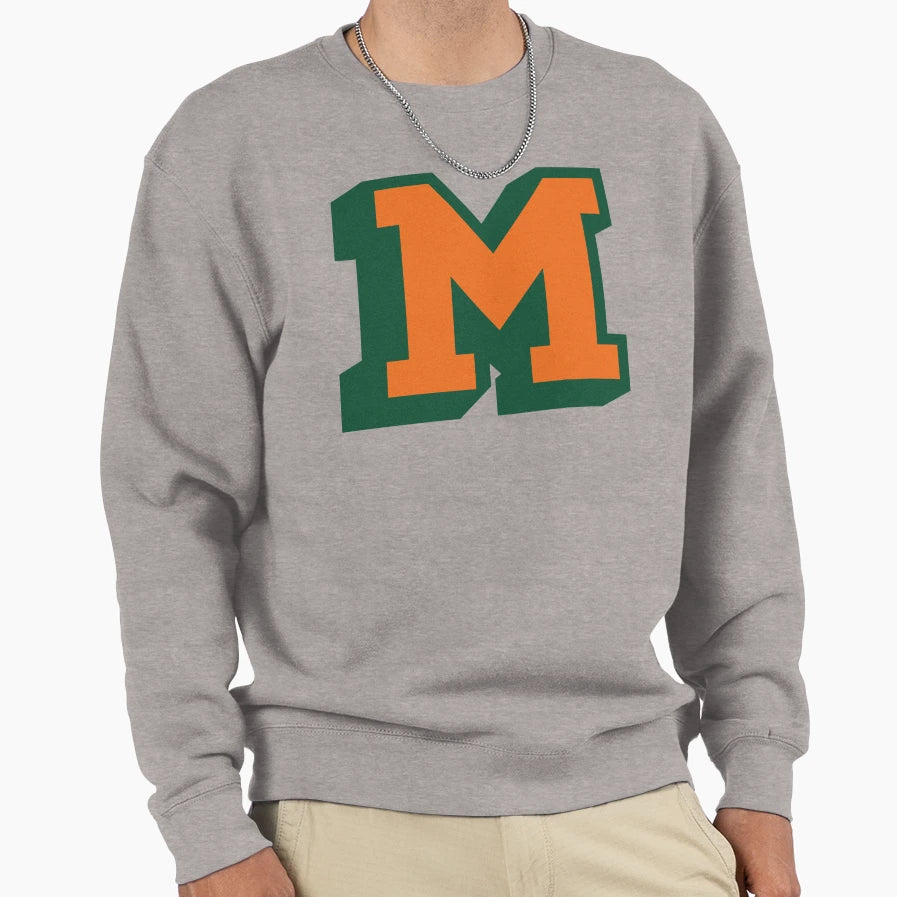 M Is Sweatshirt - Minimalist Print for Adults - T-Shirt, Sweatshirt, Hoodie