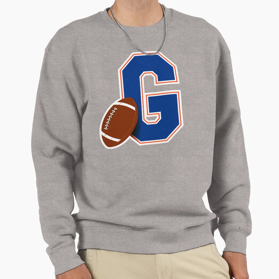 Florida Football Monogram Sweatshirt - Minimalist Print Unisex - T-Shirt, Sweatshirt, Hoodie