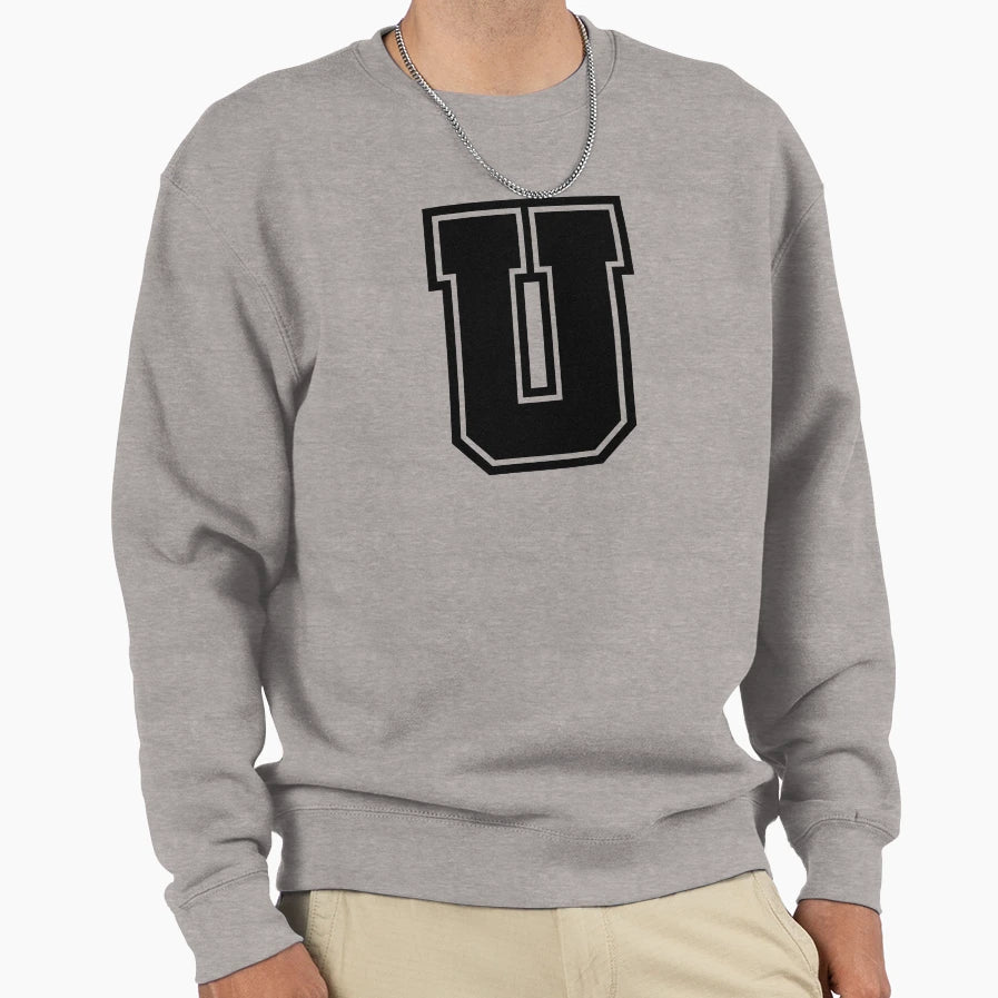 Letter U Sweatshirt - Fun Novelty Design Unisex - T-Shirt, Sweatshirt, Hoodie