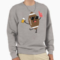 Beer Drinking Football Sweatshirt - Casual Everyday Wear for Adults - T-Shirt, Sweatshirt, Hoodie