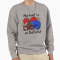 Football My Heart Is That Field Sweatshirt - Custom Art Print Men Women - T-Shirt, Sweatshirt, Hoodie
