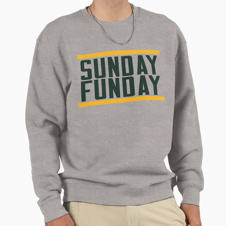 Sunday Funday Sweatshirt - Minimalist Print Unisex - T-Shirt, Sweatshirt, Hoodie