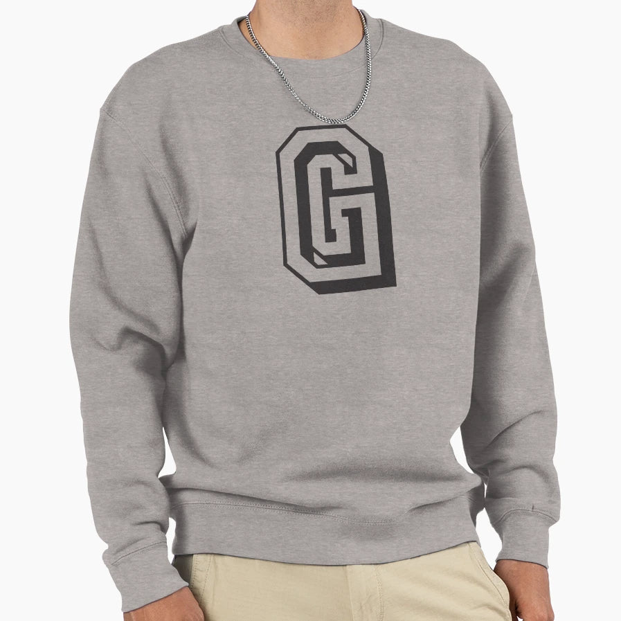 Letter G College Font University Uni Sweatshirt - Novelty Apparel Unisex - T-Shirt, Sweatshirt, Hoodie