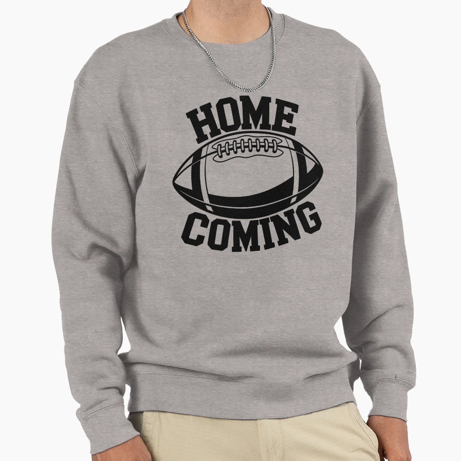 Homecoming Football Sweatshirt - Graphic Print Unisex - T-Shirt, Sweatshirt, Hoodie