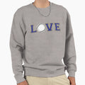 Love Hurling Blue Varsity Sweatshirt - Custom Art Print for Adults - T-Shirt, Sweatshirt, Hoodie