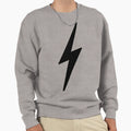 Black Lightning Bolt Sweatshirt - Graphic Print for Adults - T-Shirt, Sweatshirt, Hoodie