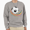 Abstract Football Green Sweatshirt - Casual Everyday Wear Men Women - T-Shirt, Sweatshirt, Hoodie