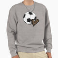 Soccer Cheetah Love Sweatshirt - Streetwear Style for Adults - T-Shirt, Sweatshirt, Hoodie