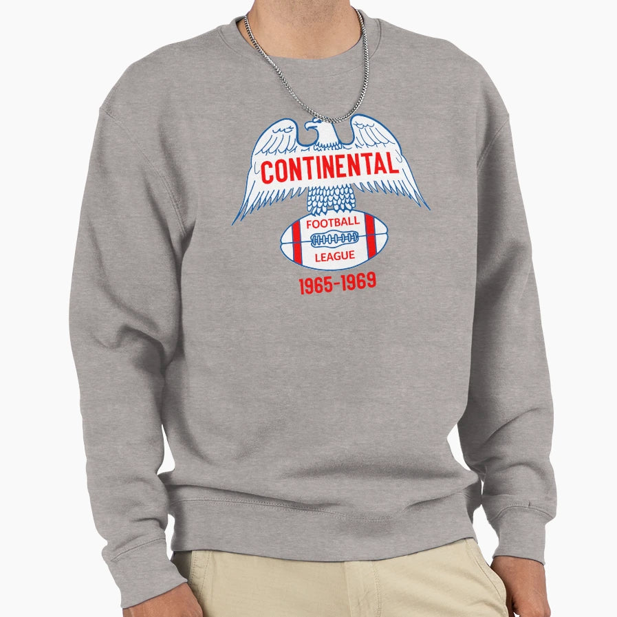 Continental Football League Sweatshirt - Minimalist Print for Adults - T-Shirt, Sweatshirt, Hoodie