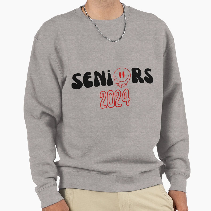 Seniors 2024 Sweatshirt - Casual Everyday Wear Unisex - T-Shirt, Sweatshirt, Hoodie