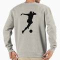 Athletic Soccer Kick Motion Sweatshirt - Custom Art Print Men Women - T-Shirt, Sweatshirt, Hoodie