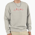 Love Figure Skating Ekg Sweatshirt - Fun Novelty Design Unisex - T-Shirt, Sweatshirt, Hoodie