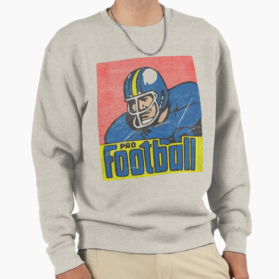 American Football Player Sweatshirt - Graphic Print Men Women - T-Shirt, Sweatshirt, Hoodie
