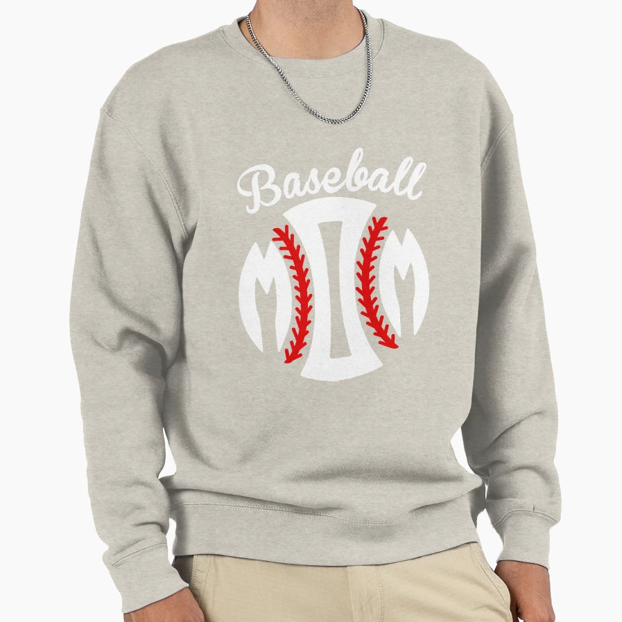 Baseball Mom Sweatshirt - Streetwear Style Unisex - T-Shirt, Sweatshirt, Hoodie