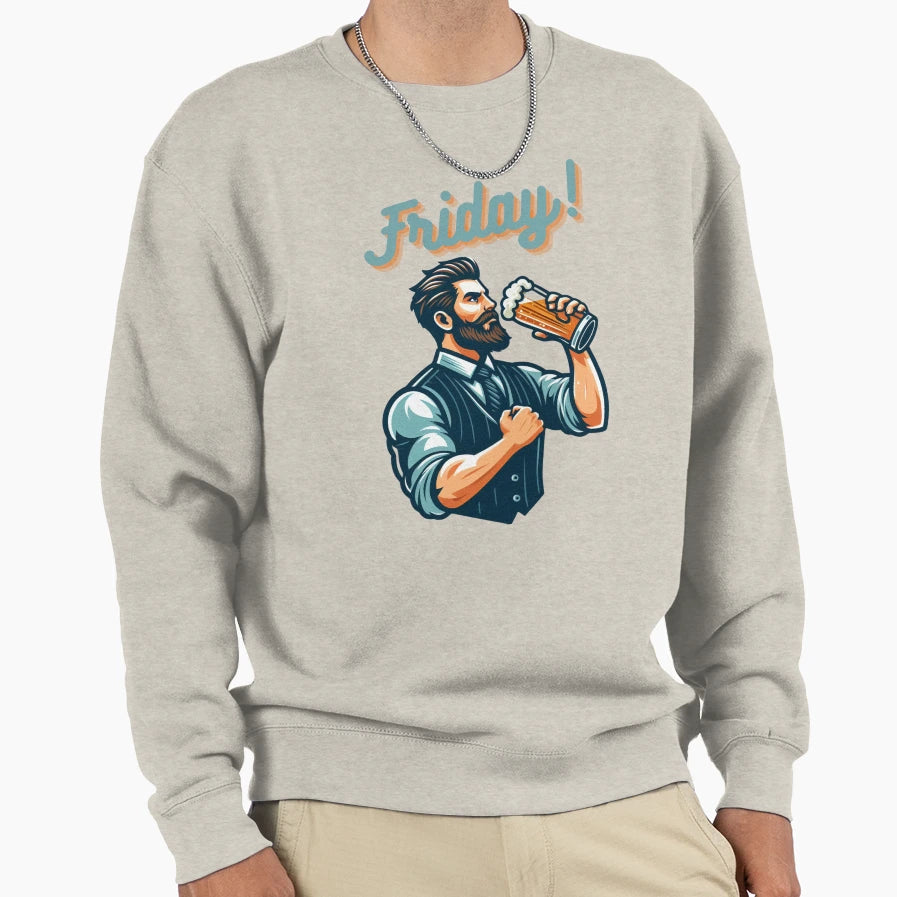 Friday Sweatshirt - Graphic Print Men Women - T-Shirt, Sweatshirt, Hoodie