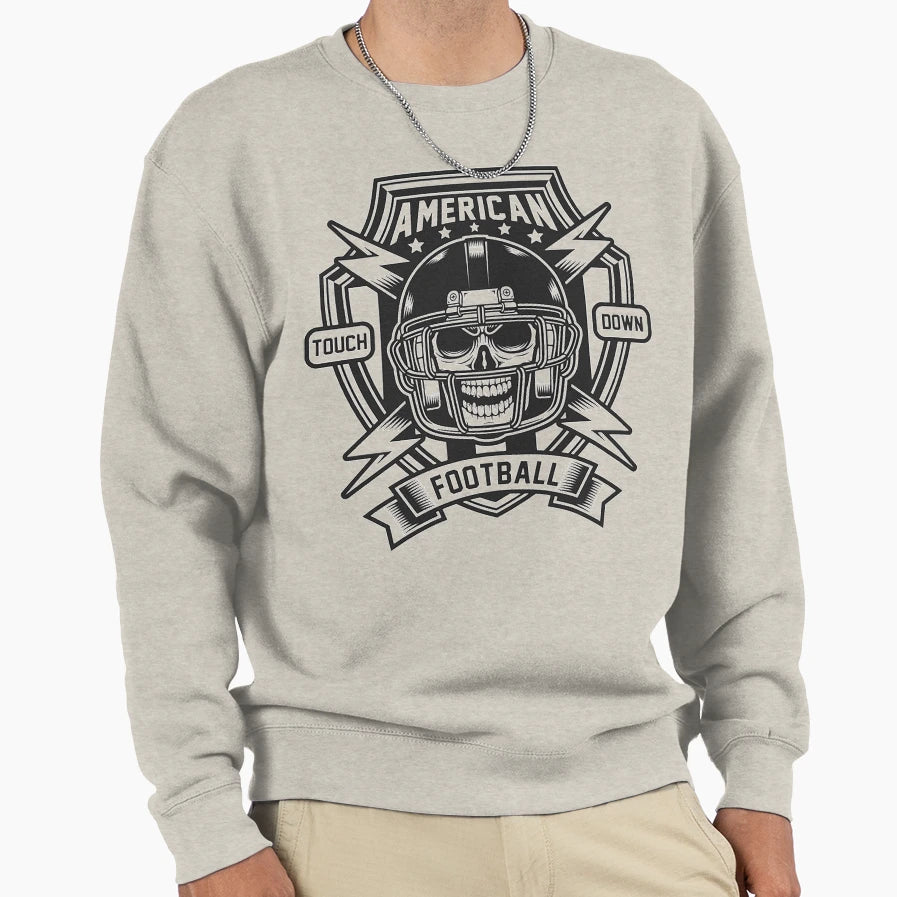American Football Sweatshirt - Fun Novelty Design Men Women - T-Shirt, Sweatshirt, Hoodie