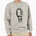 American Football Ball Sweatshirt - Trendy Graphic for Adults - T-Shirt, Sweatshirt, Hoodie