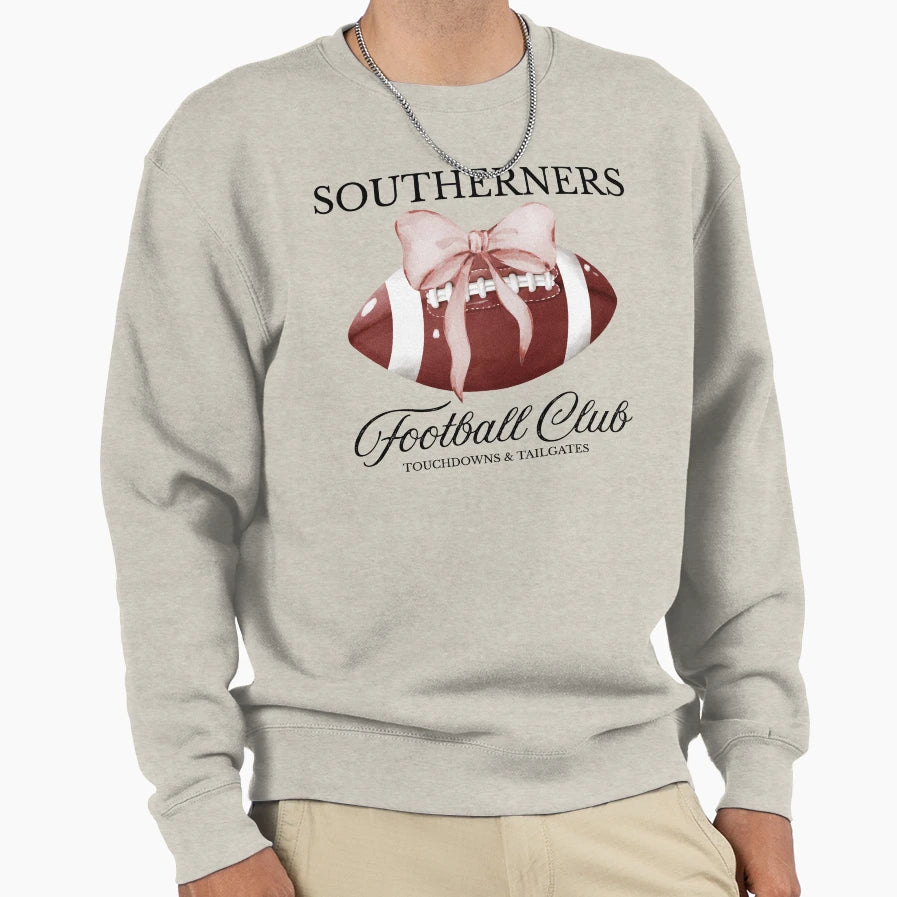 Cutesy Football Club Sweatshirt - Graphic Print Unisex - T-Shirt, Sweatshirt, Hoodie