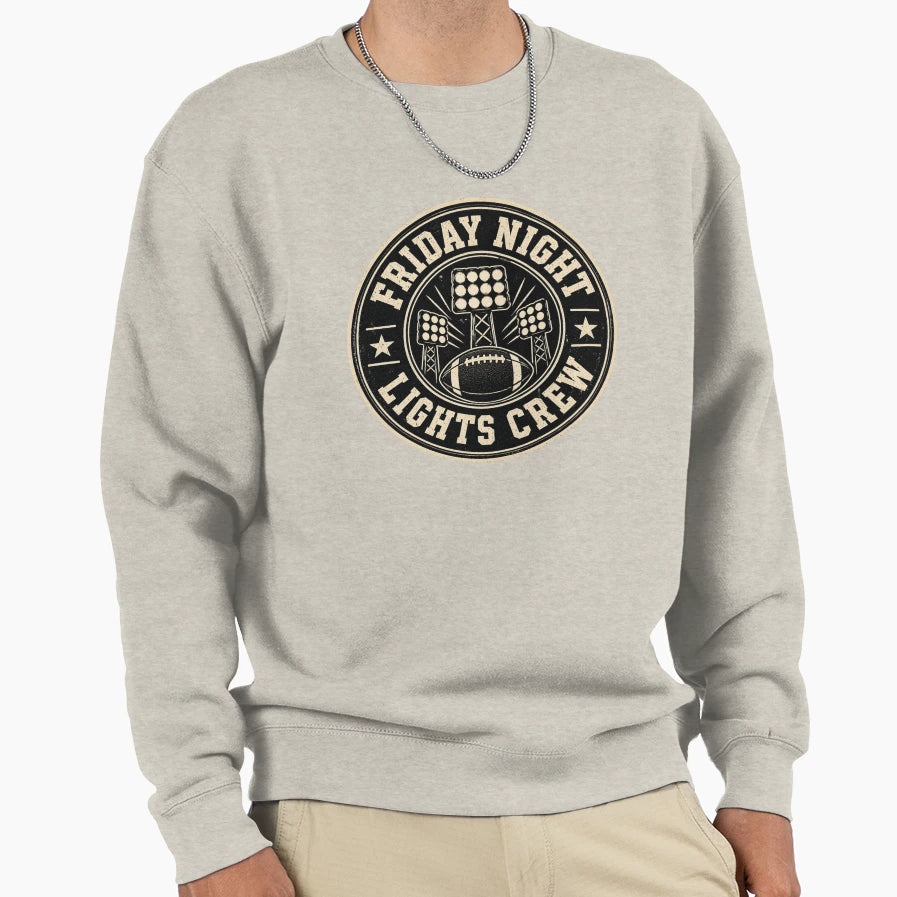 Friday Night Lights Crew Sweatshirt - Custom Art Print Men Women - T-Shirt, Sweatshirt, Hoodie