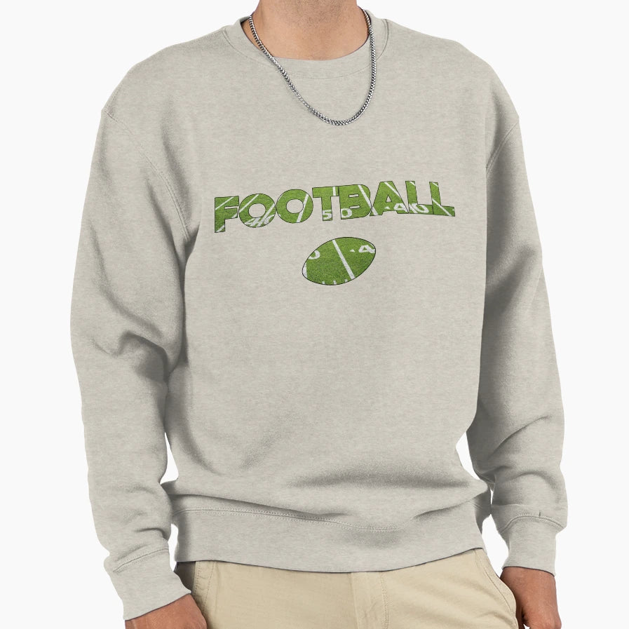 Football Field Sweatshirt - Aesthetic Graphic Unisex - T-Shirt, Sweatshirt, Hoodie