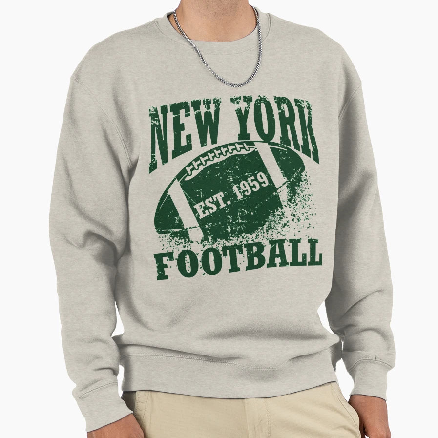New York Football Jersey Sweatshirt - Unique Graphic Unisex - T-Shirt, Sweatshirt, Hoodie