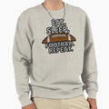 Eat Sleep Football Repeat Sweatshirt - Minimalist Print for Adults - T-Shirt, Sweatshirt, Hoodie