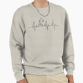 Soccer Player Heartbeat Sweatshirt - Minimalist Print Unisex - T-Shirt, Sweatshirt, Hoodie