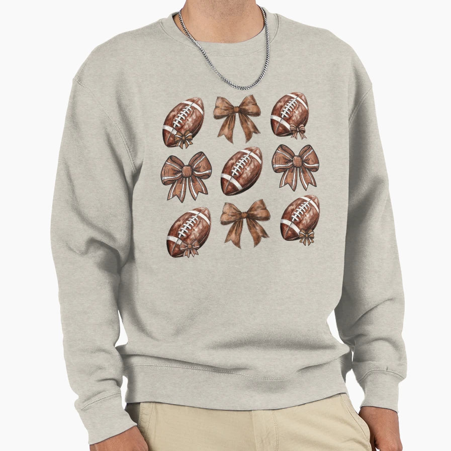 Coquette Football Sweatshirt - Unique Graphic Unisex - T-Shirt, Sweatshirt, Hoodie