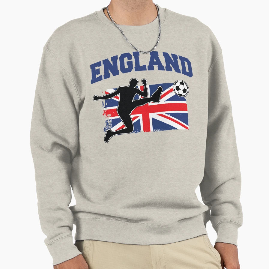 England Football Soccer Sweatshirt - Casual Everyday Wear Unisex - T-Shirt, Sweatshirt, Hoodie