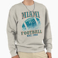 Miami Football Sweatshirt - Trendy Graphic Unisex - T-Shirt, Sweatshirt, Hoodie