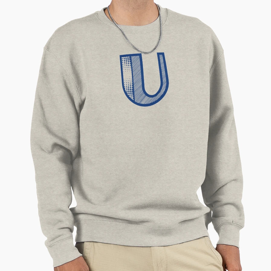 Modern Monogram Initial Letter U Sweatshirt - Streetwear Style Unisex - T-Shirt, Sweatshirt, Hoodie