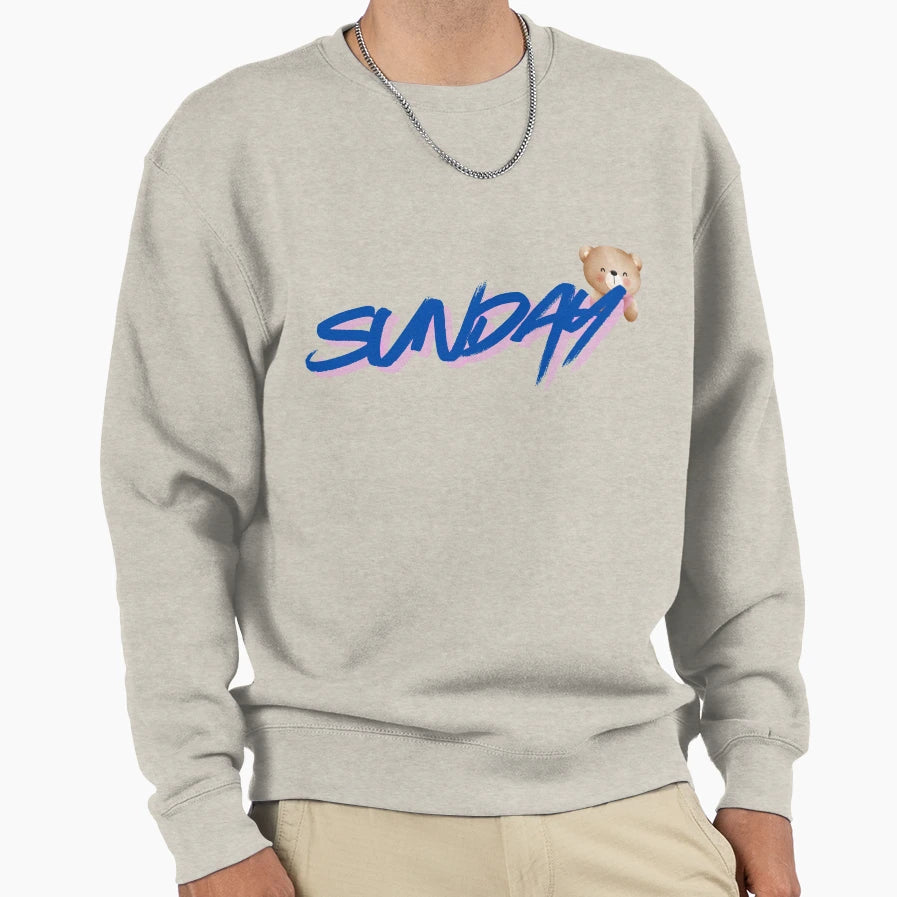 Sunday Sweatshirt - Casual Everyday Wear Men Women - T-Shirt, Sweatshirt, Hoodie