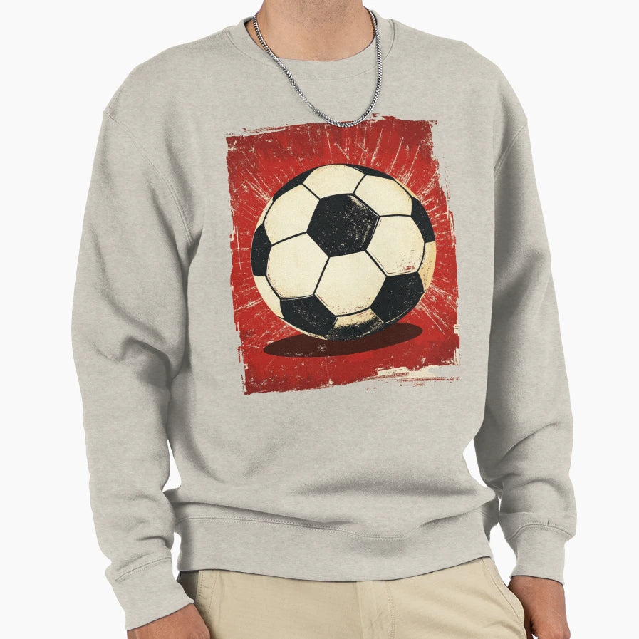 Soccer Ball Sweatshirt - Unique Graphic Unisex - T-Shirt, Sweatshirt, Hoodie