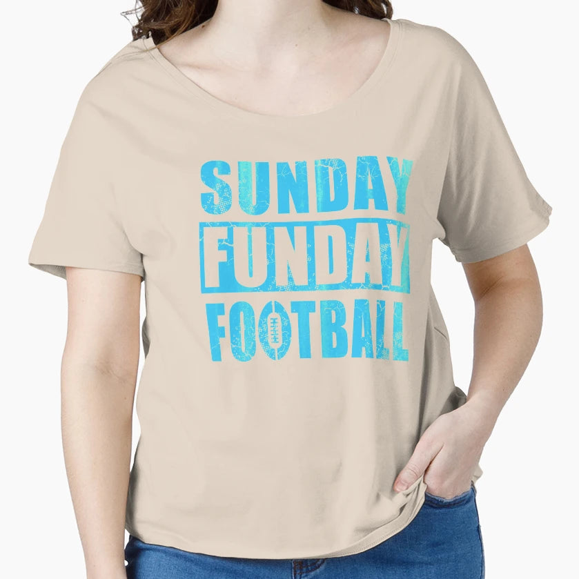 Sunday Funday Football T-Shirt - Trendy Graphic Men Women - T-Shirt, Sweatshirt, Hoodie