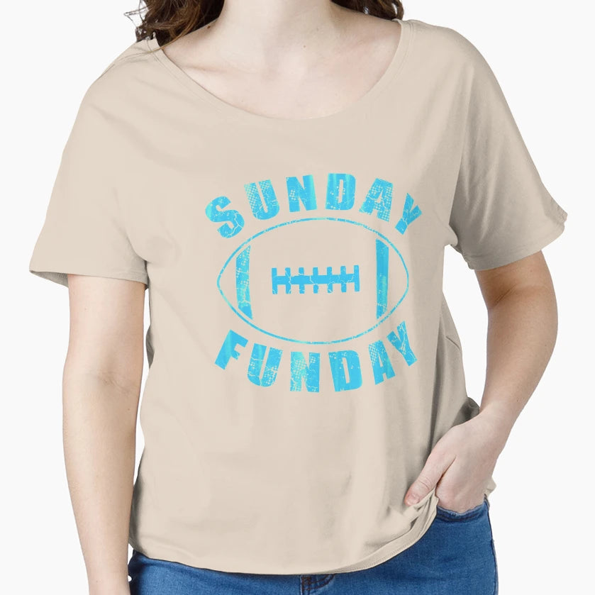 Sunday Funday Football T-Shirt - Fun Novelty Design Men Women - T-Shirt, Sweatshirt, Hoodie