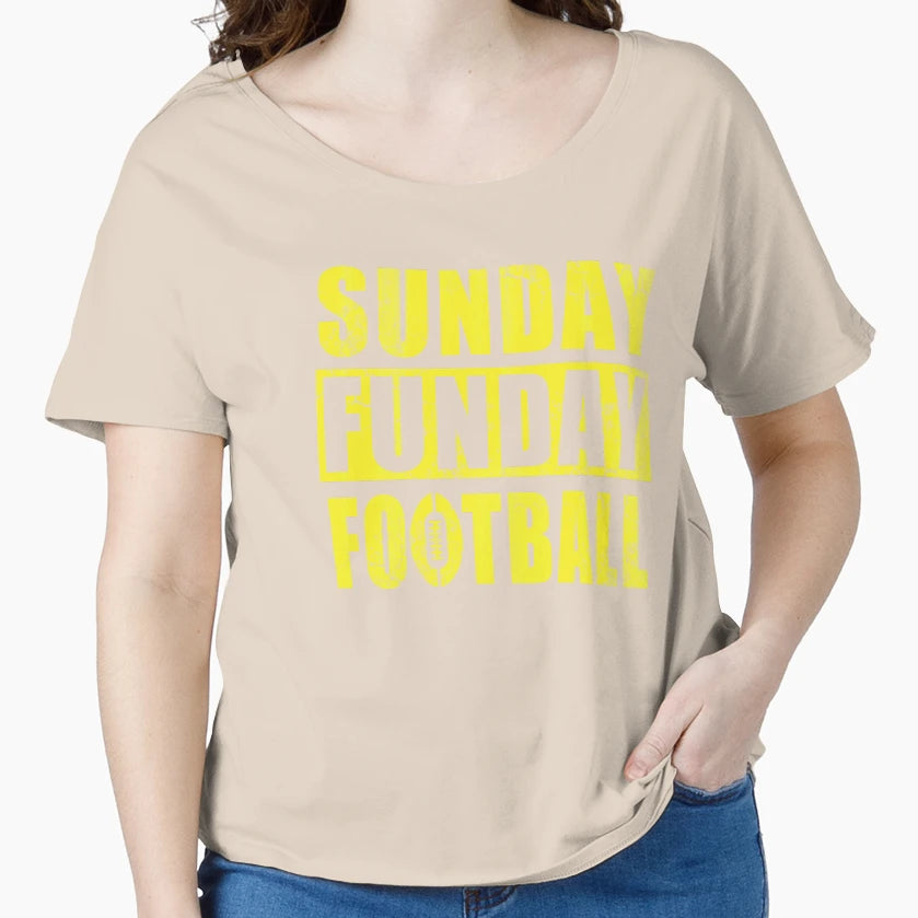 Sunday Funday Football T-Shirt - Casual Everyday Wear Unisex - T-Shirt, Sweatshirt, Hoodie