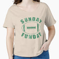 Sunday Funday Football T-Shirt - Graphic Print Men Women - T-Shirt, Sweatshirt, Hoodie