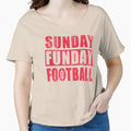 Sunday Funday Football T-Shirt - Fun Novelty Design Men Women - T-Shirt, Sweatshirt, Hoodie