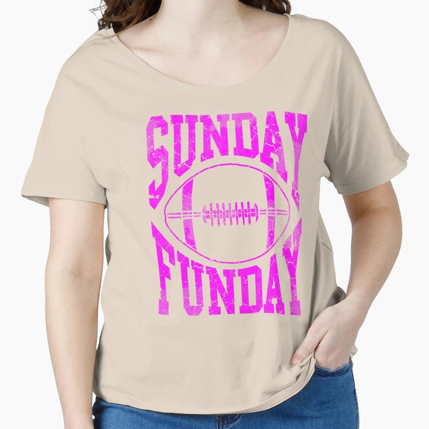 Sunday Funday Football T-Shirt - Novelty Apparel Unisex - T-Shirt, Sweatshirt, Hoodie