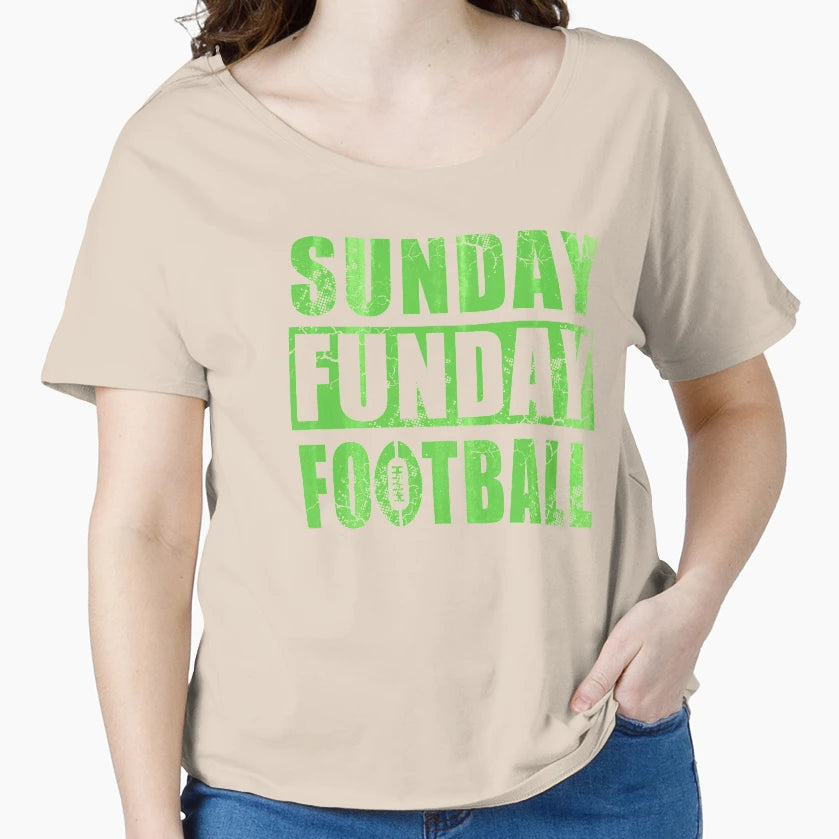 Sunday Funday Football T-Shirt - Graphic Print for Adults - T-Shirt, Sweatshirt, Hoodie