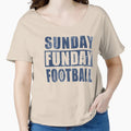 Sunday Funday Football T-Shirt - Graphic Print Men Women - T-Shirt, Sweatshirt, Hoodie